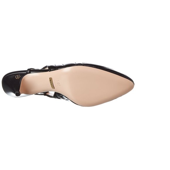 Gucci Matelasse Leather Slingback Pump - Picture 4 of 6